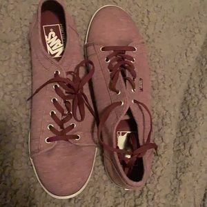 Vans ultra Cush Maroon jersey material shoes 10